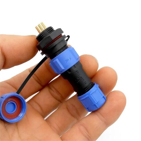 SP1310 SP1312 Connector SP13 2pin 3pin 4pin 5pin 6pin 7pin 9pin IP68 Connectors Plugs and Socket 1Pcs(PG7-4PIN) in Saudi Arabia