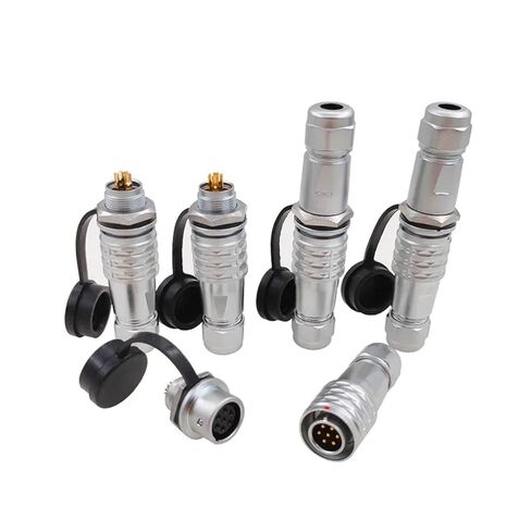 SF12 Connector 2 3 4 5 6 7 9-pin Metal Plugs Male and Female Equipment Power IP67 1Pcs(SF12-2 Panel Mount) in Saudi Arabia