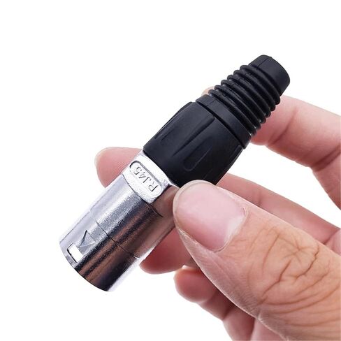 1 قطعة 8p8c RJ45 صافي العمل موصل IP65 D لوحة مقابس موصلات إيثرنت (الفضة) in Saudi Arabia