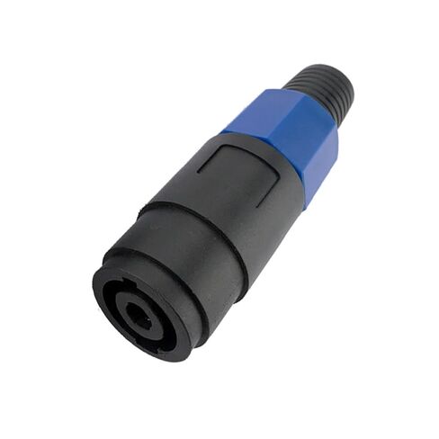 Speaker Connector Locking Plugs and Socket 4Pin Male Docking Compatible Audio Adapter Blue 1Pcs(Male Plug) in Saudi Arabia