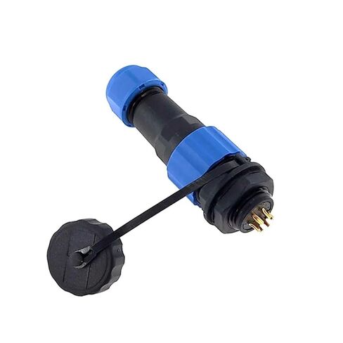 SP16 IP68 Power Cable Connectors Set Male Plugs & Female Socket 2pin/3/4/5/6/7/8/9 Pin 1Pcs(Back Nut 9P) in Saudi Arabia
