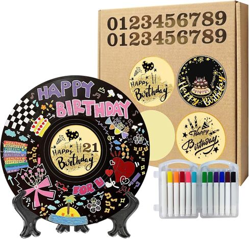 Graduation Guest Book Alternative to Sign 2025, Vinyl Record Guestbook Supports DIY, Happy Birthday Guest Book, Farewell Guest Book, Unique Gift for Vinyl Record Lovers in Kuwait