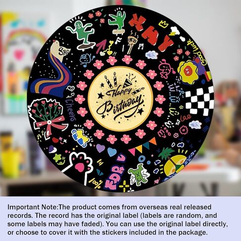 Graduation Guest Book Alternative to Sign 2025, Vinyl Record Guestbook Supports DIY, Happy Birthday Guest Book, Farewell Guest Book, Unique Gift for Vinyl Record Lovers in Kuwait