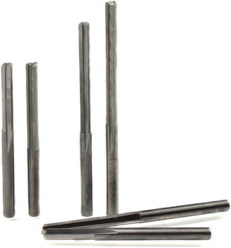 مجموعات مطحنة نهاية 10 قطعة لقمة توجيه CNC 2 مزامير قاطعة طحن مستقيمة للخشب MDF البلاستيك 3.175 مم عرقوب كربيد نهاية مطحنة أدوات النجارة (10 قطع 3.175 × 22 مم) in Kuwait