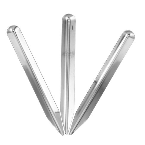 3pcs Stainless Steel Lab Spatula with Curved Scoop and Pointed Ends Precision Mixing and Transfer Tools for Powders Pastes Beads and Gemstones in Laboratory and Jewelry Making in Saudi Arabia