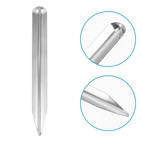 3pcs Stainless Steel Lab Spatula with Curved Scoop and Pointed Ends Precision Mixing and Transfer Tools for Powders Pastes Beads and Gemstones in Laboratory and Jewelry Making in Saudi Arabia