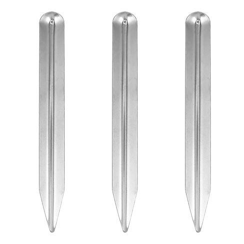 3pcs Stainless Steel Lab Spatula Curved Pointed End Mixing Scoop for Precise Transfer of Powders Pastes Beads and Jewelry in Laboratory Classroom and Craft Applications in Saudi Arabia