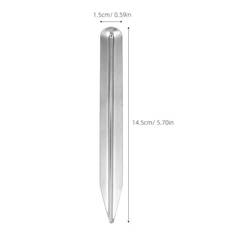 3pcs Stainless Steel Lab Spatula Curved Pointed End Mixing Scoop for Precise Transfer of Powders Pastes Beads and Jewelry in Laboratory Classroom and Craft Applications in Saudi Arabia