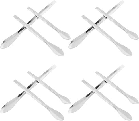 12pcs Stainless Steel Lab Spoon Reagent Sampling Scoop for Precise Measuring and Mixing Food-grade Micro Scoops for Laboratory Use in Saudi Arabia