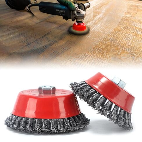 3/4 Inch Polishing Ball High Carbon Steel Wire Wheel for Rust Removal and Surfaces Smoothing in Automotive and Craft Use Steel Wire Wheel in Saudi Arabia