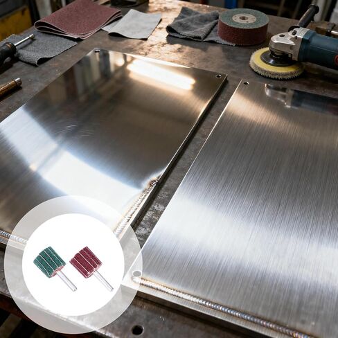 Inch Metal Polishing Kit, 0 Wheels, Medium And Fine Grit in Saudi Arabia