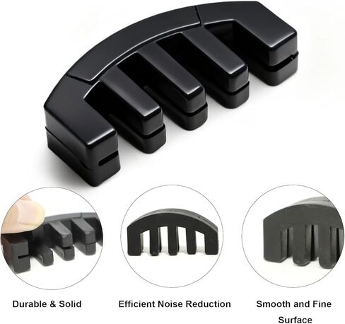 Rubber 4/4 Violin Practice Mute, Claw Style, Musical String Instrument, Black in Kuwait