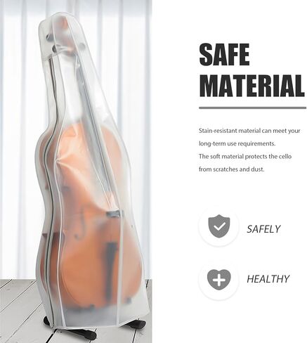 Frosted Cello Cover Dust Protector Supple Music Instrument Sleeve Home Use Cellos Dustproof Bag in Saudi Arabia