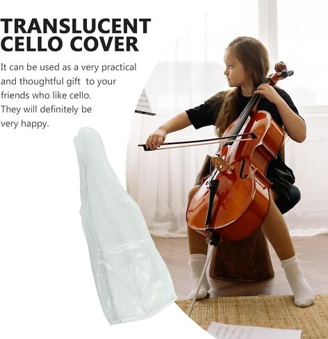 Frosted Cello Cover Dust Protector Supple Music Instrument Sleeve Home Use Cellos Dustproof Bag in Saudi Arabia
