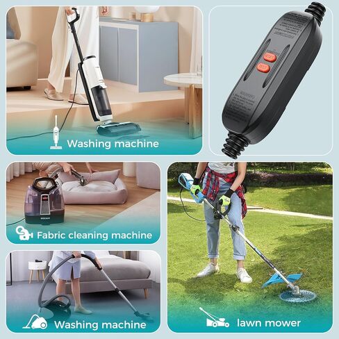 قابس GFCI مضمن 15 أمبير مع إعادة ضبط تلقائي، حماية سهلة وآمنة من الأعطال الأرضية من الدرجة الصناعية لغسالة ضغط الطاقة، حوض استحمام ساخن، مكيف الهواء، مجفف الشعر، الأدوات الخارجية، جزازات العشب in Kuwait