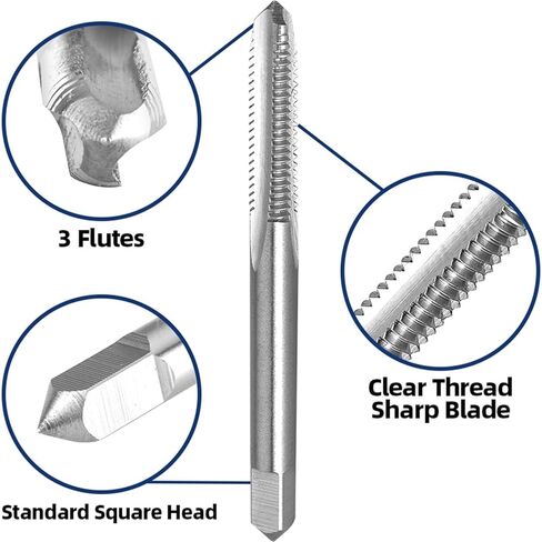 5-40 Tap and Die Set Right Hand, HSS Thread Taps & Round Dies in Saudi Arabia