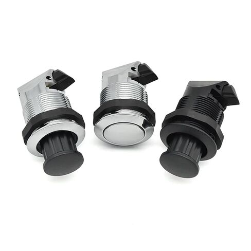 Buried Rotary Press Type Spring Latch Plastic Yacht Circular Button Lock 1Pcs(XK253B) in Saudi Arabia