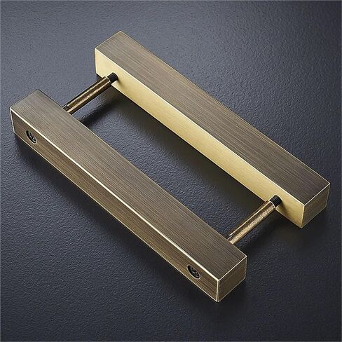 Dooroom Brass Sliding Door Lock Set Handles Push Pull Interior 1Pcs(Handle-AB) in Saudi Arabia