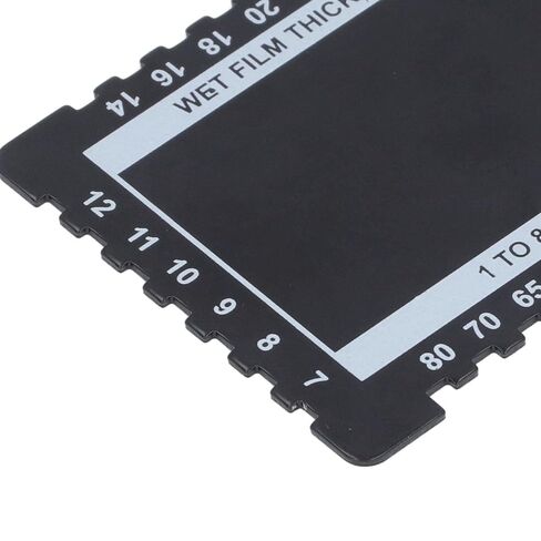 Wet Film Thickness Gauge Comb: Aluminium Alloy Double Sided Wet Film Thickness Gauge Card - Mil Scale Step and Notched Gauge Gauge for Paints Resins in Saudi Arabia