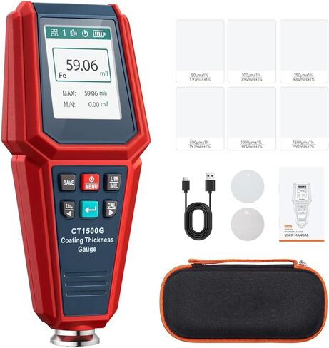 مقياس العمق، مقياس السماكة، تحقق من الطلاء الأصلي للسيارة، مقياس طلاء السيارات، قياس المكونات الصناعية in Kuwait