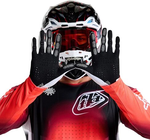 Troy Lee Designs Air Glove (2025) for Motocross MX Off-road, Mono White, X-Large in Saudi Arabia