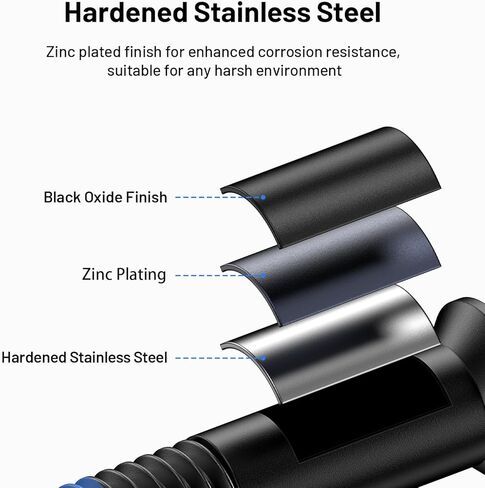 طقم براغي منقط أحمر 9 قطع M4 بقطر 6 مم يتضمن 16 مم/17.5 مم/19 مم لبصريات Red Dot Sight والتركيب المتوافق مع DeltaPoint Pro، قفل خيط أزرق من الفولاذ المقاوم للصدأ in Kuwait