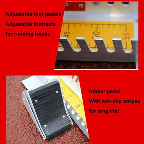 Starting Block for Sprinter, Athletics Professional Starting Block, Track and Field 6 Angle Pedals Adjustable Sprinter Starting Block, Suitable for Plastic Runway Cinder in Saudi Arabia