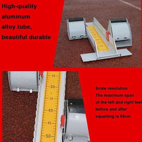 Starting Block for Sprinter, Athletics Professional Starting Block, Track and Field 6 Angle Pedals Adjustable Sprinter Starting Block, Suitable for Plastic Runway Cinder in Saudi Arabia
