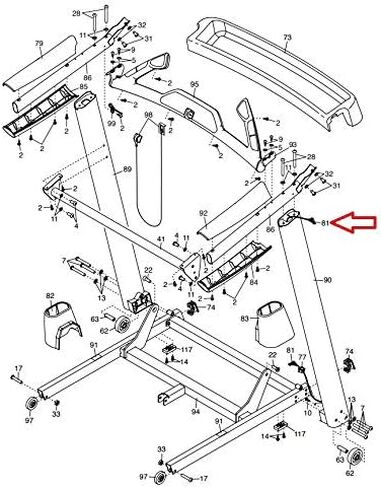 Icon Health & Fitness, Inc. Upright Wire Harness 351900 Works with NordicTrack C970 Pro C950 Pro 831.249900 Treadmill in Kuwait