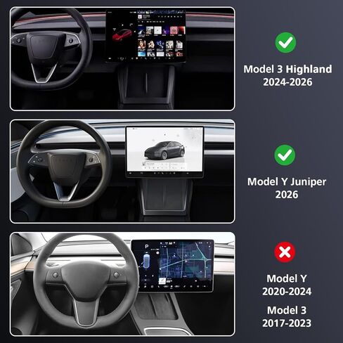 تحت مربع تخزين الشاشة لـ Tesla Cybertruck 2024 2025 ، صينية منظمات لوحة المعلومات المخفية المركزية مع بطانة مضادة للانزلاق ، إكسسوارات داخلية Cybertruck in Kuwait