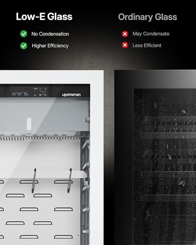ثلاجة Upstreman للشيخوخة الجافة لشرائح اللحم، 353 لترًا من اللحوم الجافة، والريب آي، ولحم الضأن، ولحم الخنزير، سعة 279 رطلًا، ثلاجة احترافية للعمر الجاف للمطعم/البار/المطبخ، ولحوم البقر الممتازة في 21-45 يومًا (12.5 قدم مكعب) in Kuwait
