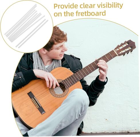 BESPORTBLE 10pcs Instrument Inlay Dots for Guitar Fretboard Side Markers for Electric Guitar Enhance Playing Experience Eliminate Noise for All Skill Levels in Saudi Arabia
