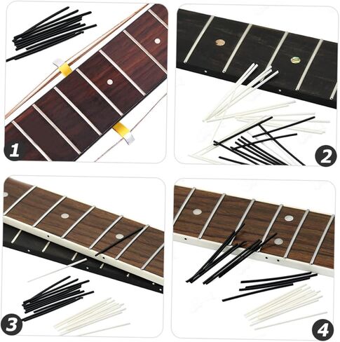 HANABASS 200Pcs Guitar Fretboard Inlay Dots Side Markers for All Guitar Types Durable and Easy to Install for Guitarists and Manufacturers Enhance Your Instrument in Saudi Arabia
