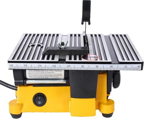 4" 90W Mini Table Saw Top Cut Off Miter Saw Multifunctional Desktop Saws w/ 3 Blades for Precision Cut Metal Wood Frame Molding in Saudi Arabia