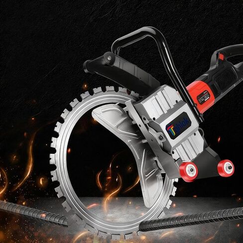 Concrete Ring Saw, 9800W/110V, Wet Water Supply Dust Suppression Metal Cutting Machine, Cutting Depth 11.81in, for Stone, Rebar, Carpentry, Cutting Doors and Windows, Road Surface in Saudi Arabia