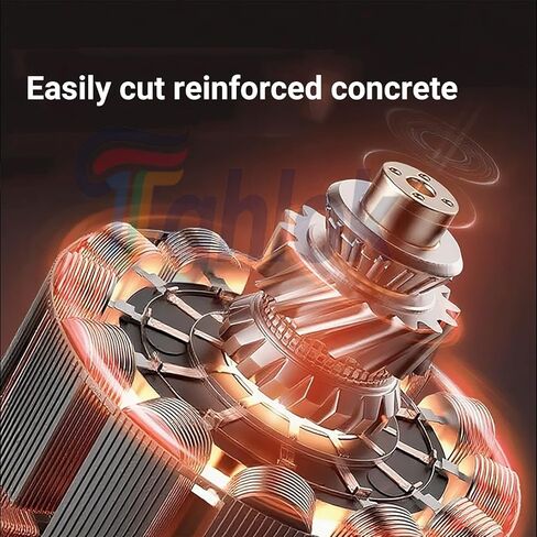 Concrete Ring Saw, 9800W/110V, Wet Water Supply Dust Suppression Metal Cutting Machine, Cutting Depth 11.81in, for Stone, Rebar, Carpentry, Cutting Doors and Windows, Road Surface in Saudi Arabia