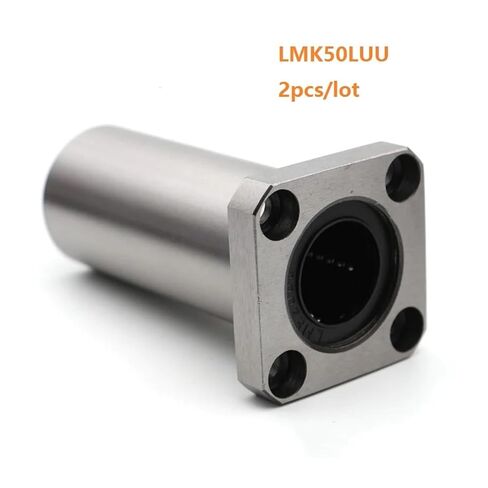 2pcs/lot LMK50LUU Long Type Rectangular Flange Linear Bearing Bush in Saudi Arabia
