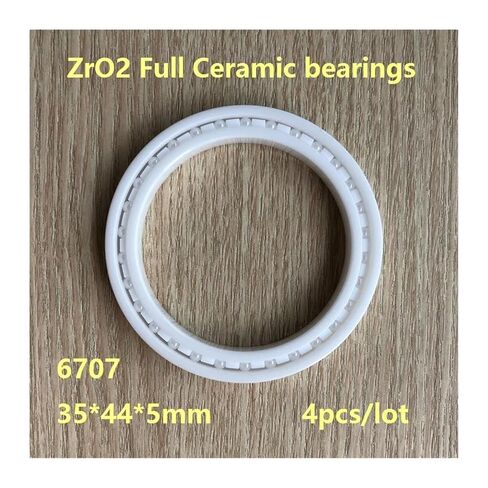 4pcs/lot 6707 35 * 44 5 mm Ceramic deep Groove Ball Bearings Full 35×44×5 in Saudi Arabia