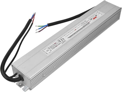 Hilitand 200W LED Power Supply, IP67 Aluminum Alloy Casing, 12V 16.67A Output, 0-10V SCR Dimming, with Copper Transformer, for LED Strip Lights Commercial Office Lighting in Saudi Arabia