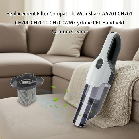 Replacement Filter Compatible with Shark AA701 CH701 CH701C CH700WM CH700 CH700C Cyclone PET Handheld Vacuum (4 Pack) in Saudi Arabia