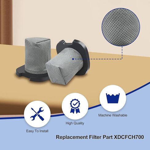 Replacement Filter Compatible with Shark AA701 CH701 CH701C CH700WM CH700 CH700C Cyclone PET Handheld Vacuum (4 Pack) in Saudi Arabia