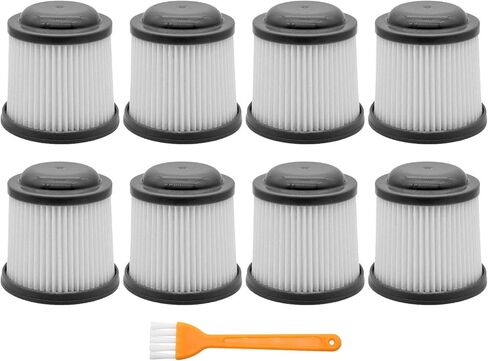 8 عبوات من مرشحات Vac البديلة لبلاك اند ديكر PVF110 PHV1810 PHV1210 BDH2000PL BDH1600PL BDH2020FLFH BDH1620FLFH. قارن بالجزء رقم PVF110 in Kuwait