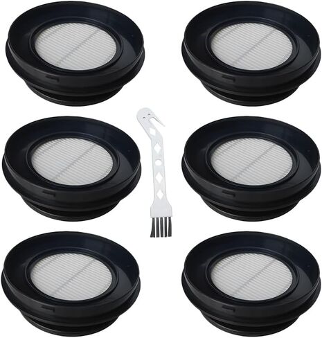 6 عبوات X7A مكانس فلتر بديل HEPA متوافق مع مكنسة كهربائية لاسلكية SunSare X7A Pro، تناسب مرشحات Fieety V7 لأجزاء فلتر الفراغ اللاسلكي Ultenic U15 U16 / U16 in Kuwait