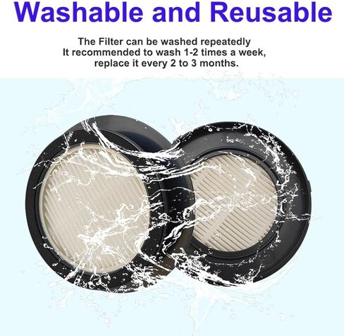 6 عبوات X7A مكانس فلتر بديل HEPA متوافق مع مكنسة كهربائية لاسلكية SunSare X7A Pro، تناسب مرشحات Fieety V7 لأجزاء فلتر الفراغ اللاسلكي Ultenic U15 U16 / U16 in Kuwait