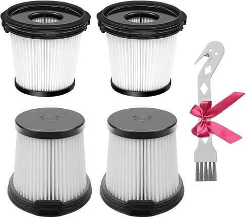 BU3521 BU3523 BH102 Vacuum Filter Replacement For Shark BU3521 BU3120 BU3520C Clean & Empty Cordless Stick, For IW3511 IW1120 Detect Pro and BH102 PowerBoost Cordless Handheld PowerVac, 4 Pack in Saudi Arabia
