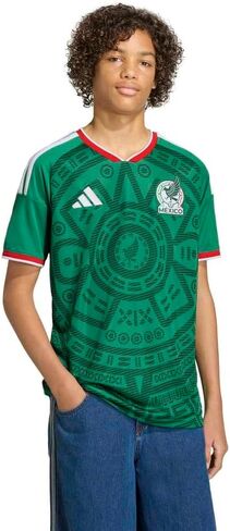 adidas Unisex Kids Mexico 26 Home Jersey (Little Kids/Big Kids) in Saudi Arabia