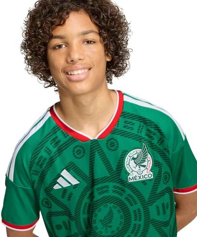 adidas Unisex Kids Mexico 26 Home Jersey (Little Kids/Big Kids) in Saudi Arabia