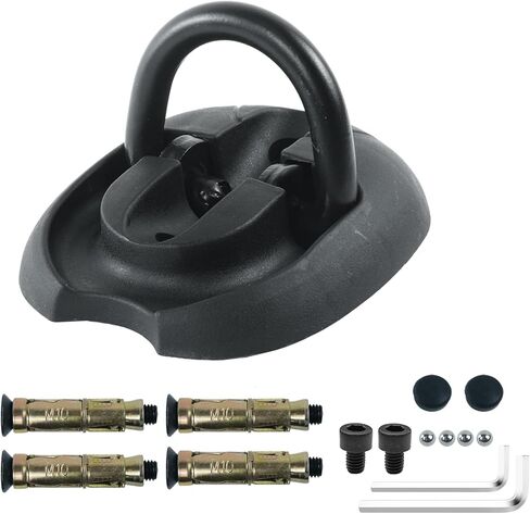 Security Ground Anchor, JYEASTZ Floor or Wall Anchor for Motorcycle Security, Heavy Duty Steel Anti-Theft Ground Anchor Lock, Permanently Locks in Place for Securing Motorcycle, Bicycle in Kuwait