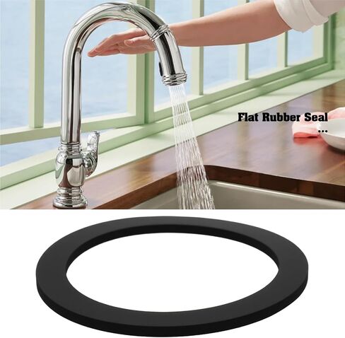 10 Pcs EPDM Flat Rubber Seal 2 Inch O-Ring Washer Tap Plumbing and General Sealing 56 x 44 x 2 mm in Kuwait