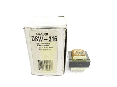 Stancor / White Rodgers - DSW-316 - Power Transformer; PC Board; Dual; Primary:115 VAC ; 230 VAC; Secondary: 8.0 VAC/16.0 C.T.; 150 mA/300 mA; 2.5 V in Kuwait